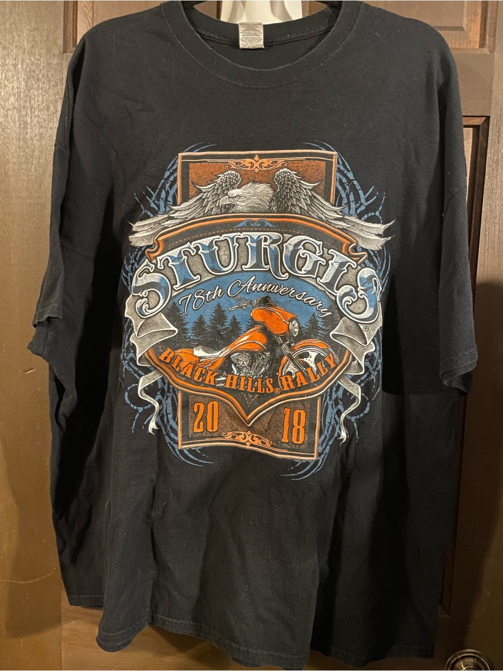 Sturgis Black Hills Rally 2018 Black Graphic Tee